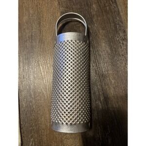 VTG Large Half Round Manual Grater Zester Aluminum Metal Cheese Spice Bognar USA